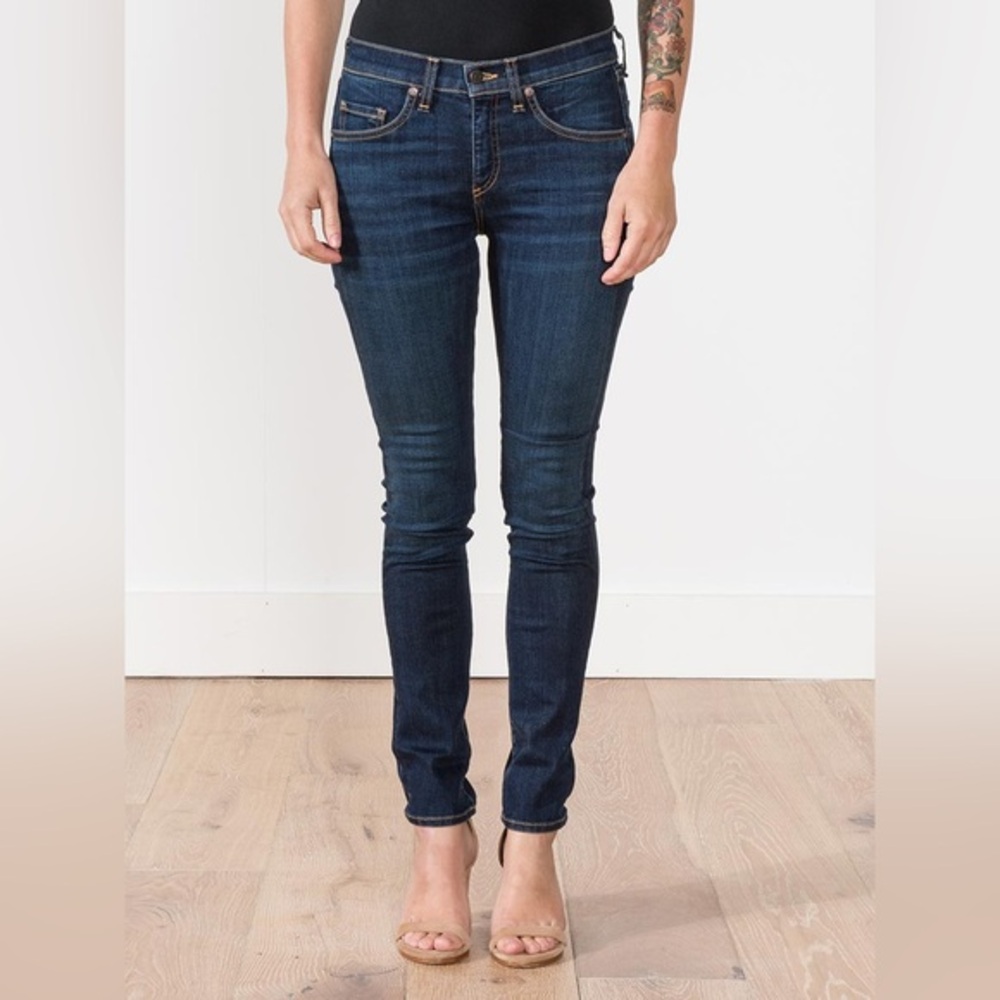 Veronica Beard Jeans Brooke 8.5 Skinny Jeans in Midnight‎ Wash Women’s 26